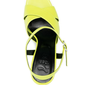 Si Rossi sculpted-heel sandals
