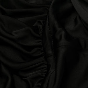 Saint Laurent draped sleeveless jersey dress