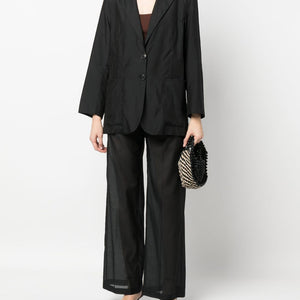 Erika Cavallini Semi-Couture Silk blend jacket