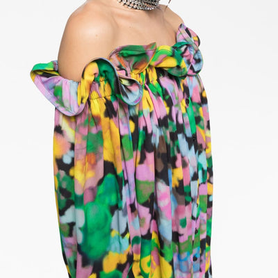 Az Factory With Lutz Huelle Off shoulder short dress