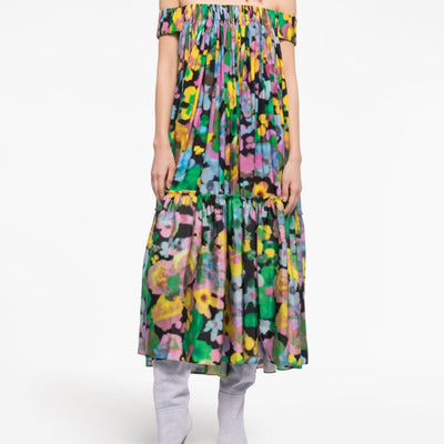 Az Factory With Lutz Huelle Off shoulder midi dress