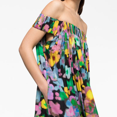 Az Factory With Lutz Huelle Off shoulder midi dress