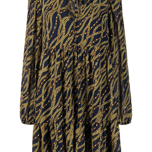 Mmk Printed midi dress