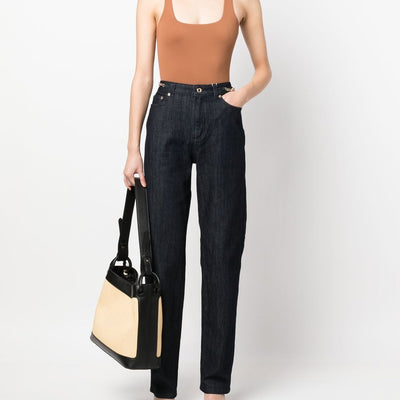 Mmk Cropped denim jeans
