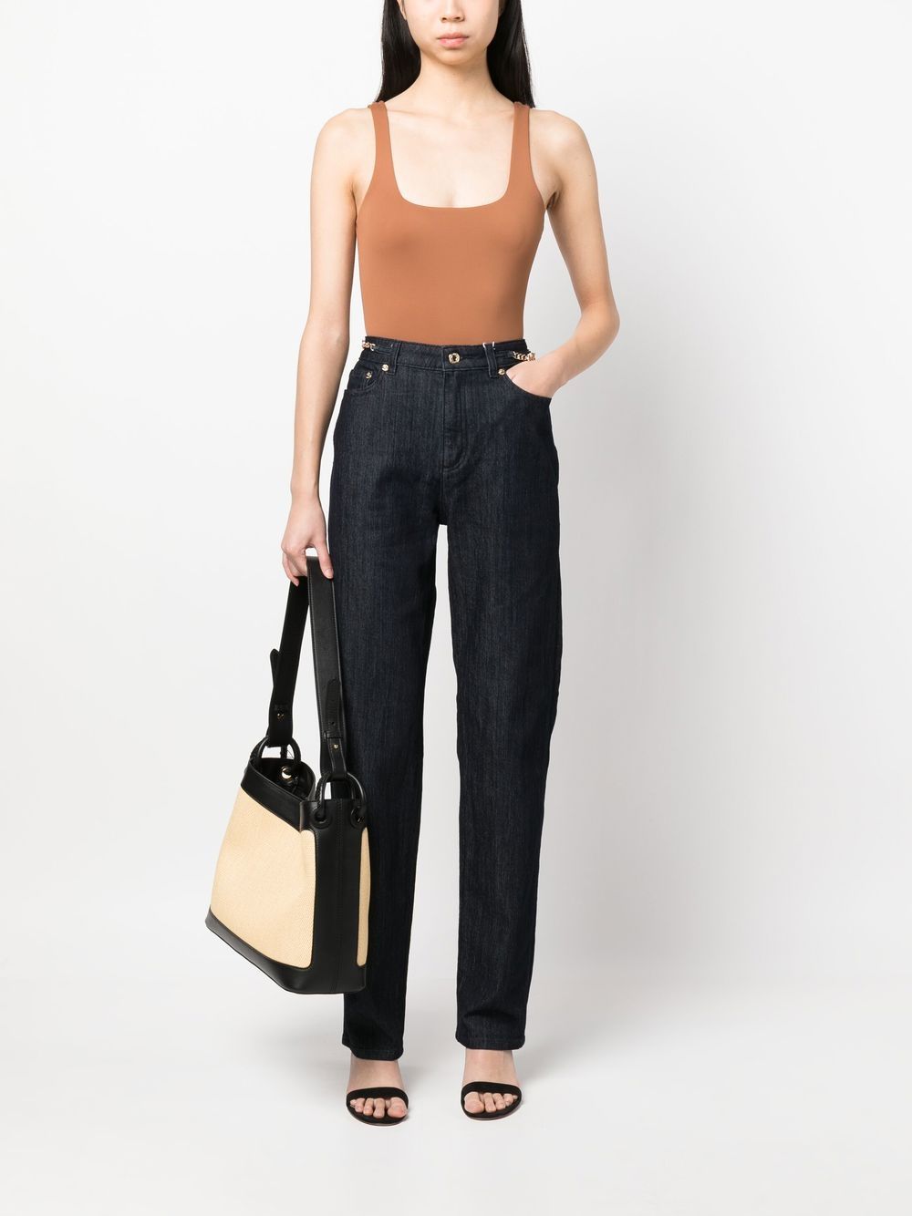 Mmk Cropped denim jeans