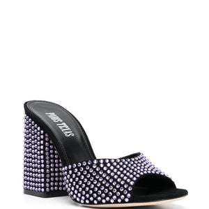Paris Texas Holly Anja crystal-embellished sandals.