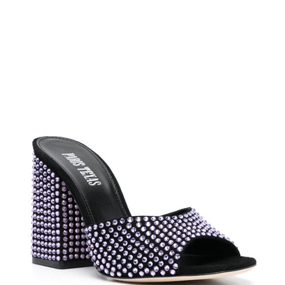 Paris Texas Holly Anja crystal-embellished sandals.