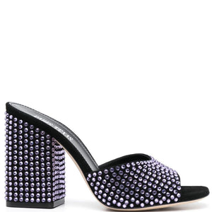 Paris Texas Holly Anja crystal-embellished sandals.