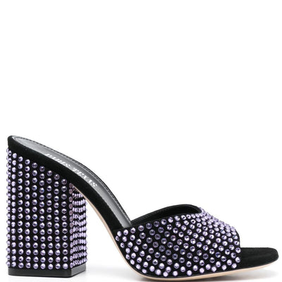 Paris Texas Holly Anja crystal-embellished sandals.