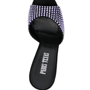 Paris Texas Holly Anja crystal-embellished sandals.