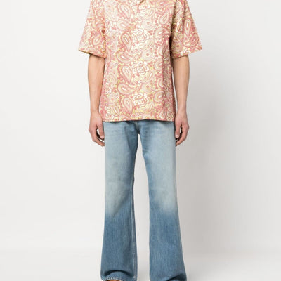 Bluemarble Short sleeve embroidered shirt