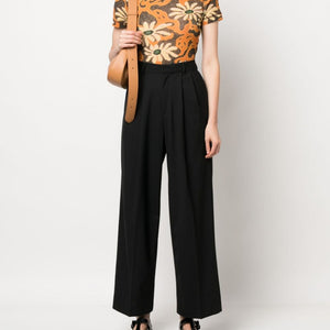 Az Factory With Lutz Huelle Wide leg wool trousers