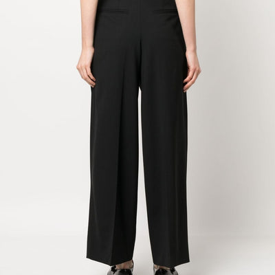 Az Factory With Lutz Huelle Wide leg wool trousers