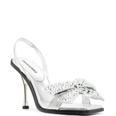 Dsquared2 bow-detail sqaure-toe sandals