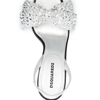 Dsquared2 bow-detail sqaure-toe sandals