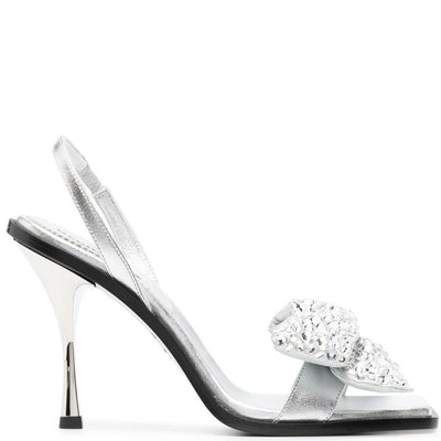 Dsquared2 bow-detail sqaure-toe sandals