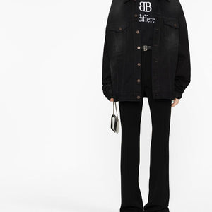Balenciaga pinstripe straight-leg trousers