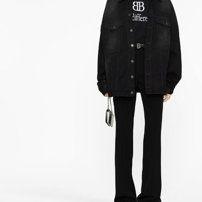 Balenciaga pinstripe straight-leg trousers