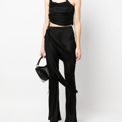 AndreĀdamo AndreÄdamo Cropped jersey top