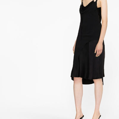 Victoria Beckham Asymmetric fringe mini dress
