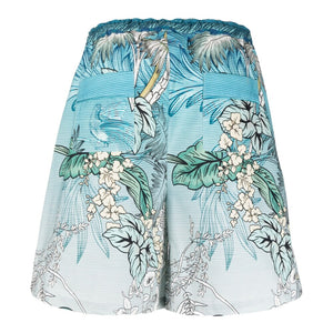F.R.S . Printed drawstring cotton shorts