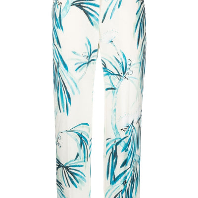 F.R.S . Wide-leg printed cotton trousers