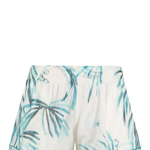 F.R.S . Printed drawstring cotton shorts