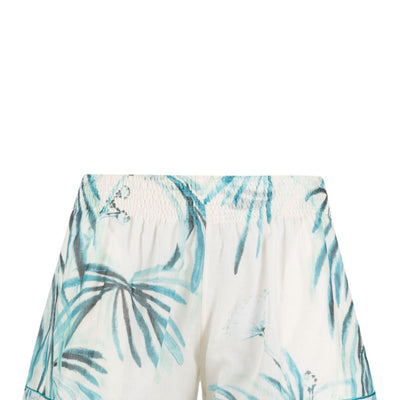 F.R.S . Printed drawstring cotton shorts