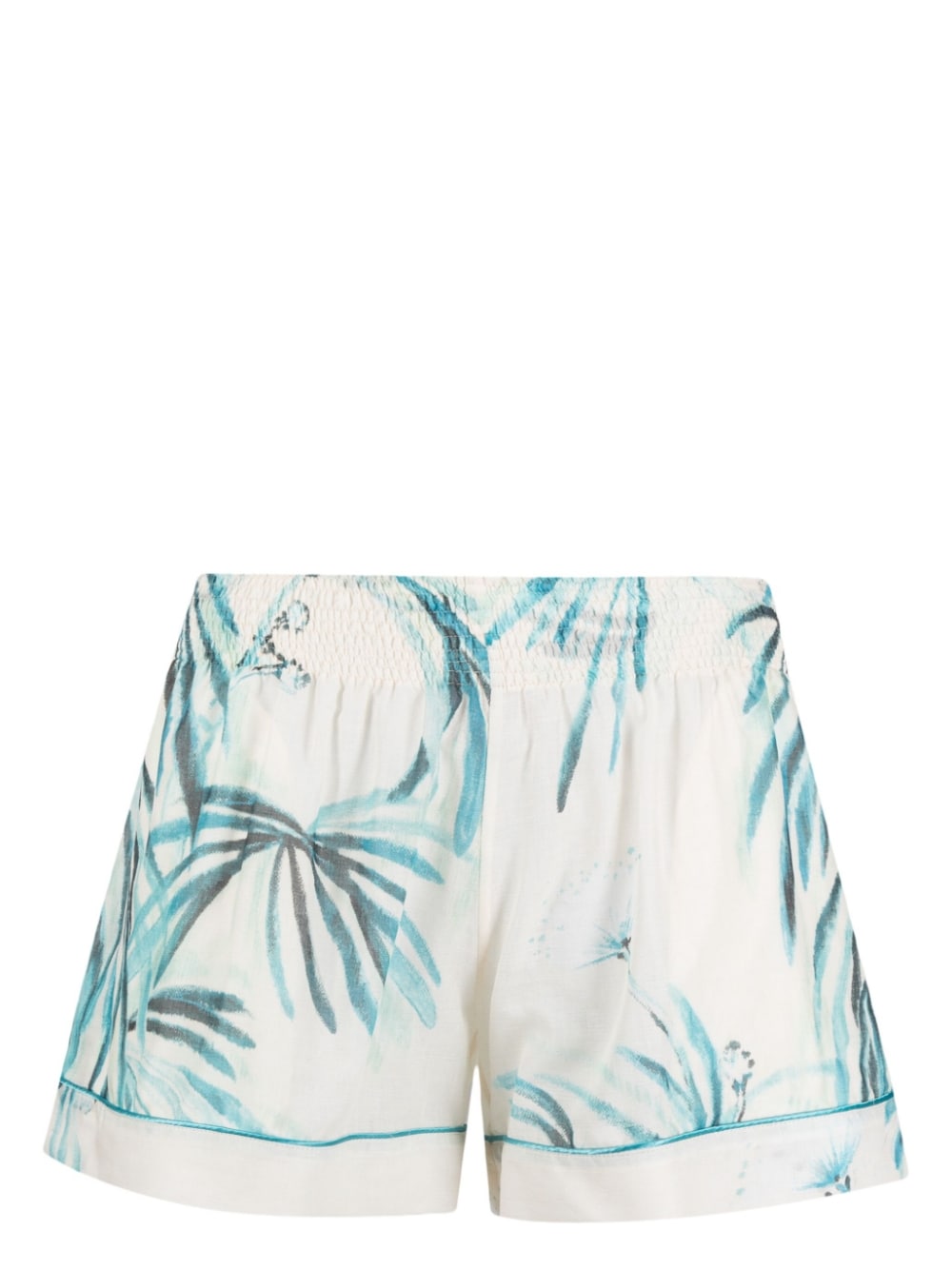 F.R.S . Printed drawstring cotton shorts