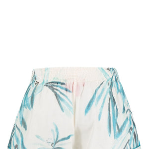 F.R.S . Printed drawstring cotton shorts