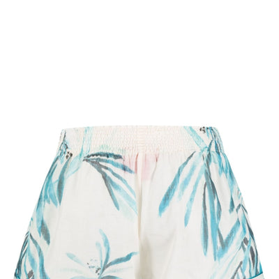 F.R.S . Printed drawstring cotton shorts