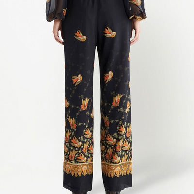 Etro Straight trousers with paisley print