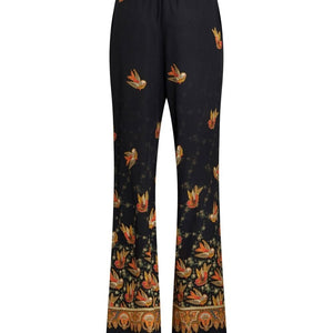Etro Straight trousers with paisley print