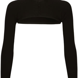 Dolce & Gabbana cropped button-fastening cardigan