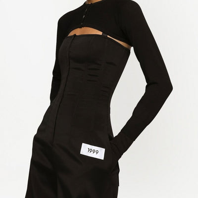 Dolce & Gabbana cropped button-fastening cardigan
