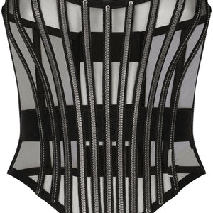 Dolce & Gabbana Tulle corset belt with boning