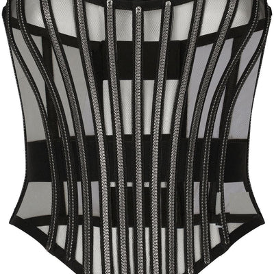 Dolce & Gabbana Tulle corset belt with boning