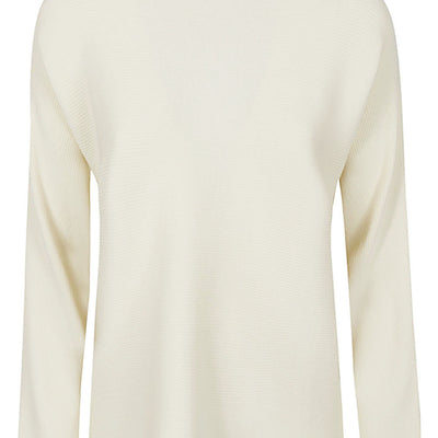 Liviana Conti Ribbed viscose sweater