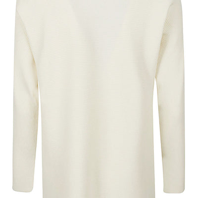 Liviana Conti Ribbed viscose sweater