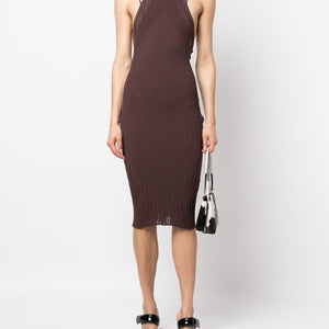 AndreĀdamo AndreÄdamo Ribbed midi dress