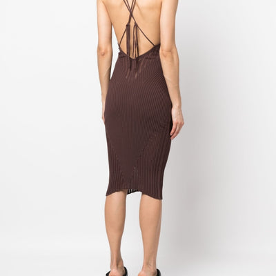 AndreĀdamo AndreÄdamo Ribbed midi dress