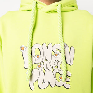 Bonsai Printed cotton hoodie
