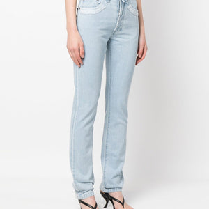 032C Patchwork organic cotton jeans