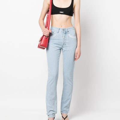 032C Patchwork organic cotton jeans