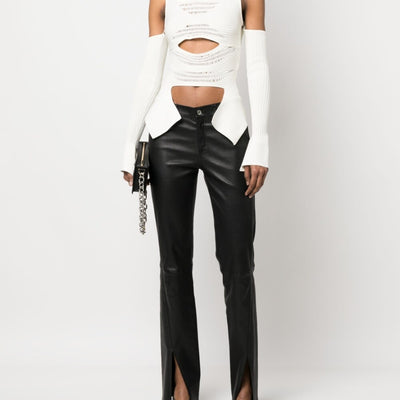 AndreĀdamo AndreÄdamo Knit ribbed top