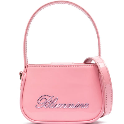 Blumarine crystal-embellished logo tote bag