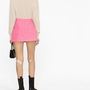 Palm Angels Cotton mini skirt