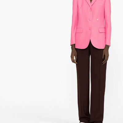 Palm Angels Cotton single-breasted blazer jacket