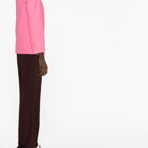 Palm Angels Cotton single-breasted blazer jacket