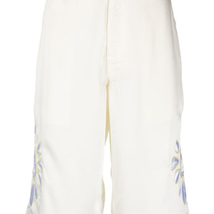 Bluemarble Embroidered flowers shorts